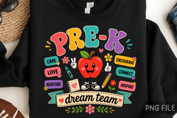 Download Pre K Dream Team Apple PNG - Premium Resources