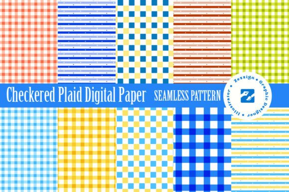 Download Checkered Plaid Digital Paper - Plaid digital paper Collection